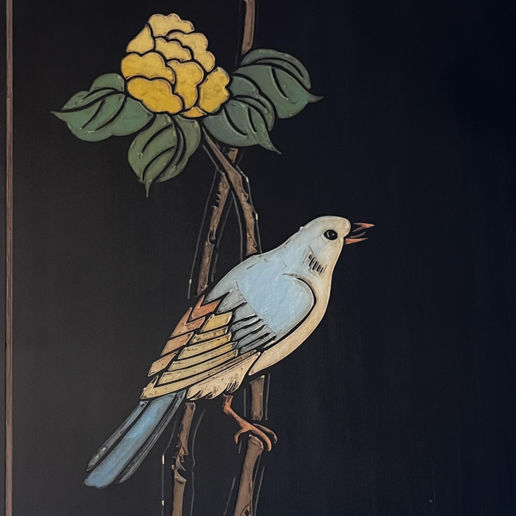 Armoire italienne du milieu du siècle, style Chinoiserie, années 1950 en vente 12