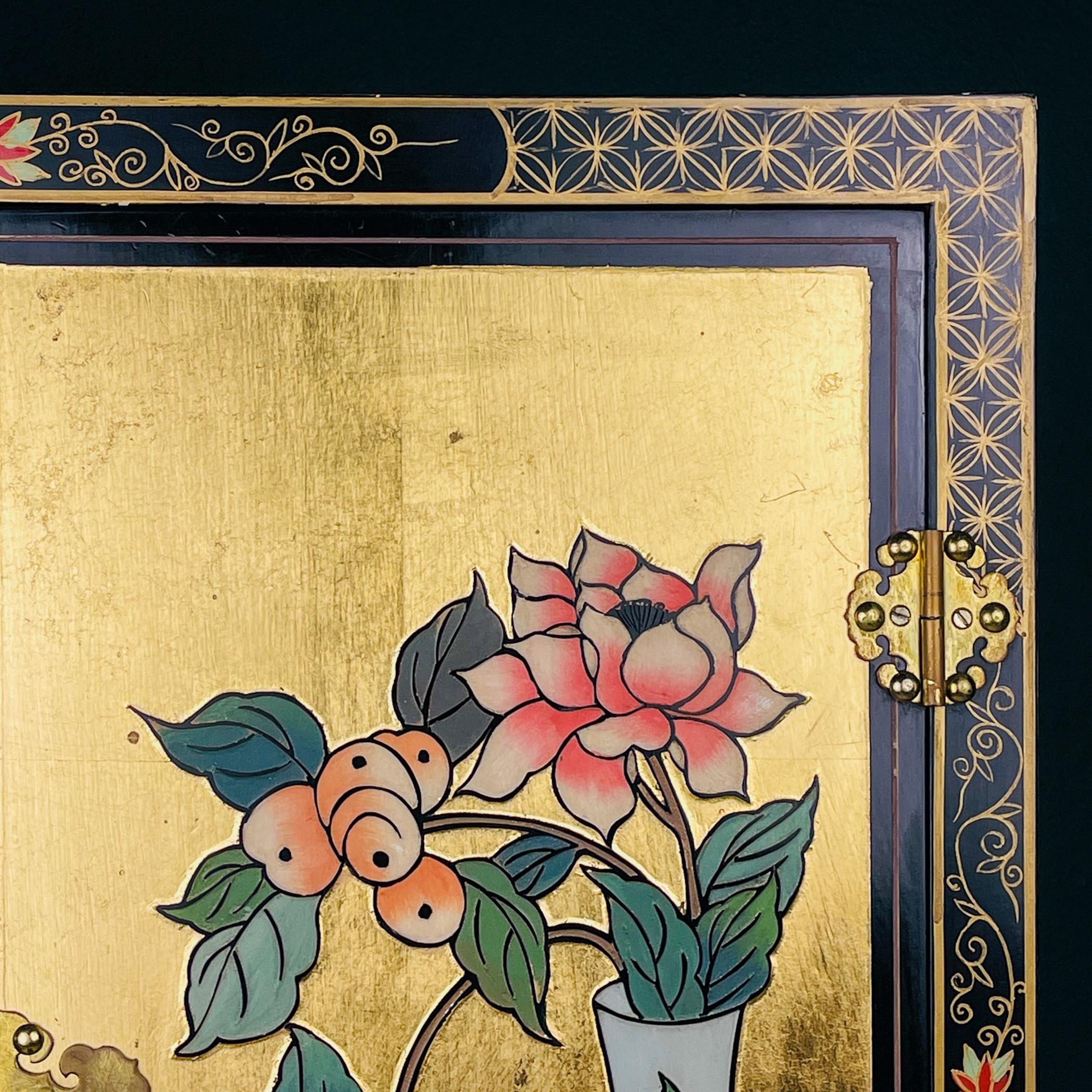 Armoire italienne du milieu du siècle, style Chinoiserie, années 1950 Bon état - En vente à Miklavž Pri Taboru, SI