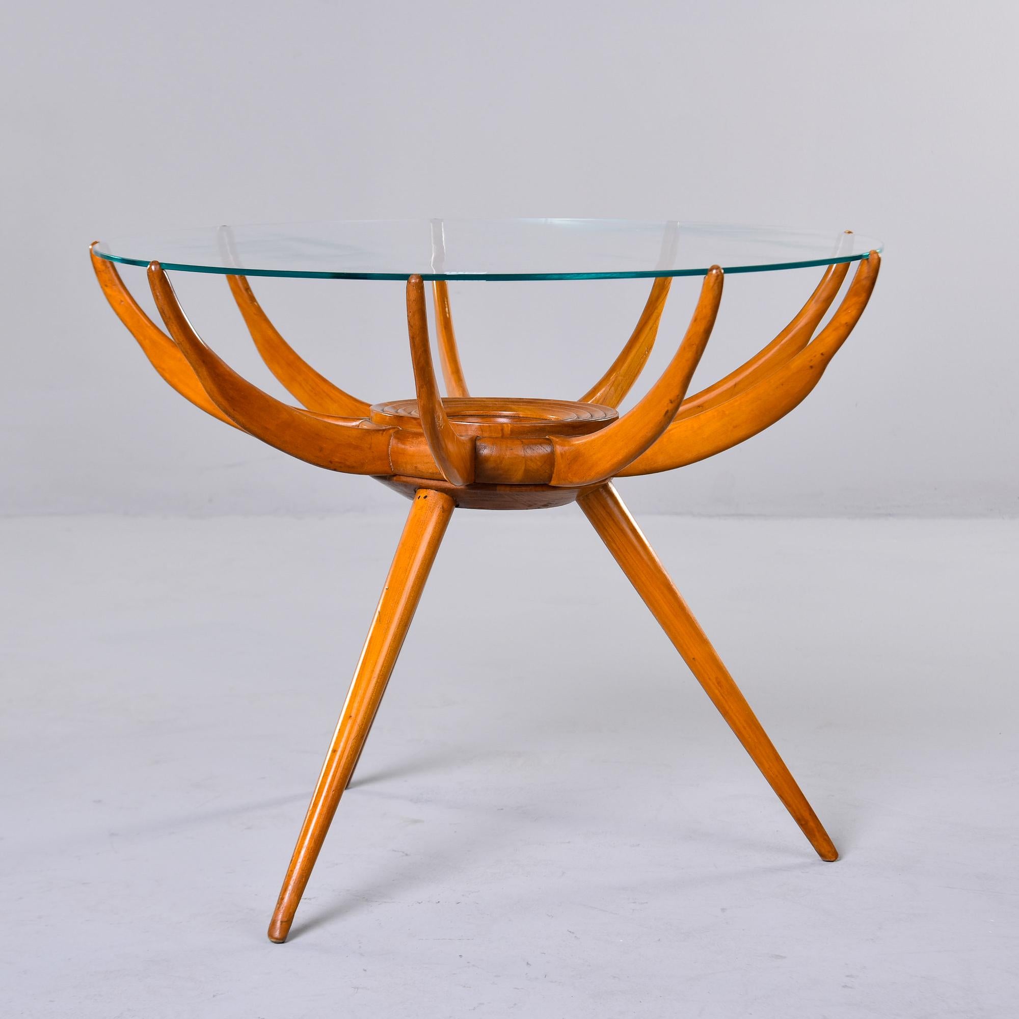 20th Century Midcentury Italian Carlo de Carli Spider Coffee Cocktail or Side Table