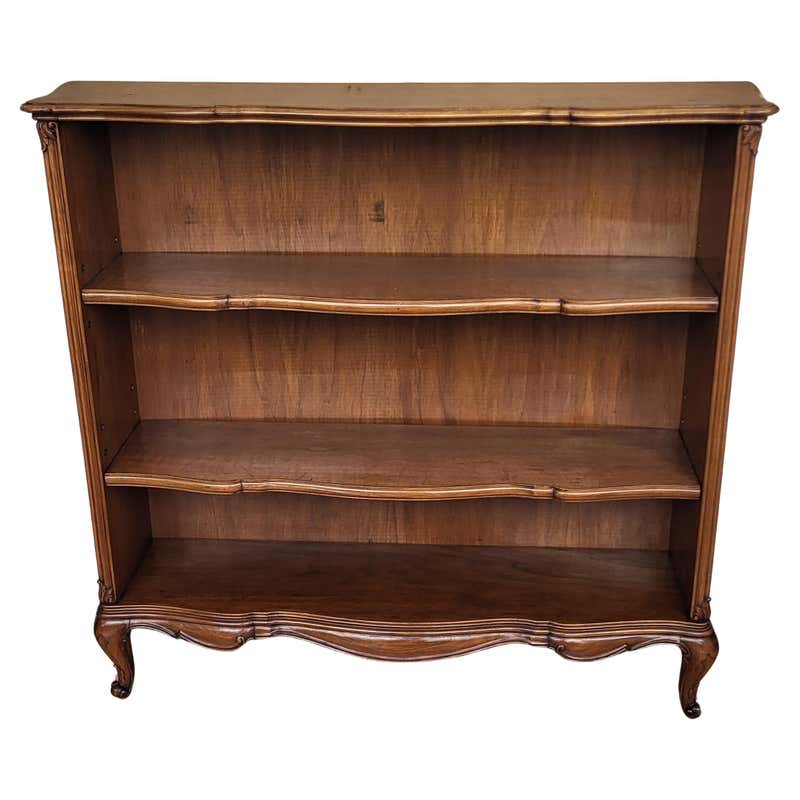 Italian Mid-Century Modern Large Architectural Library in Walnut For ...
