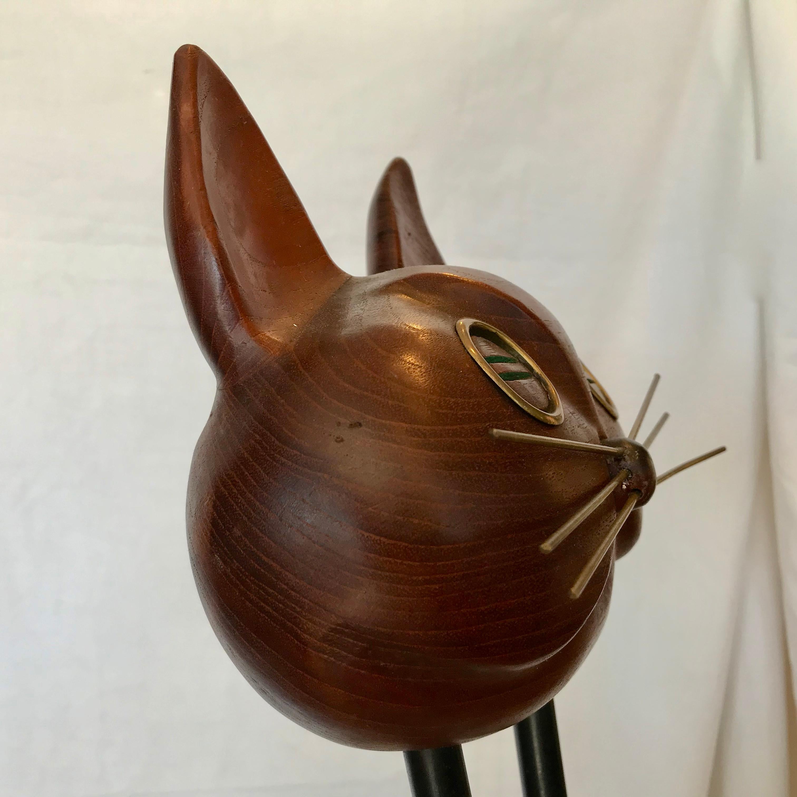 Midcentury Italian Cat Motif Floor Lamp 2
