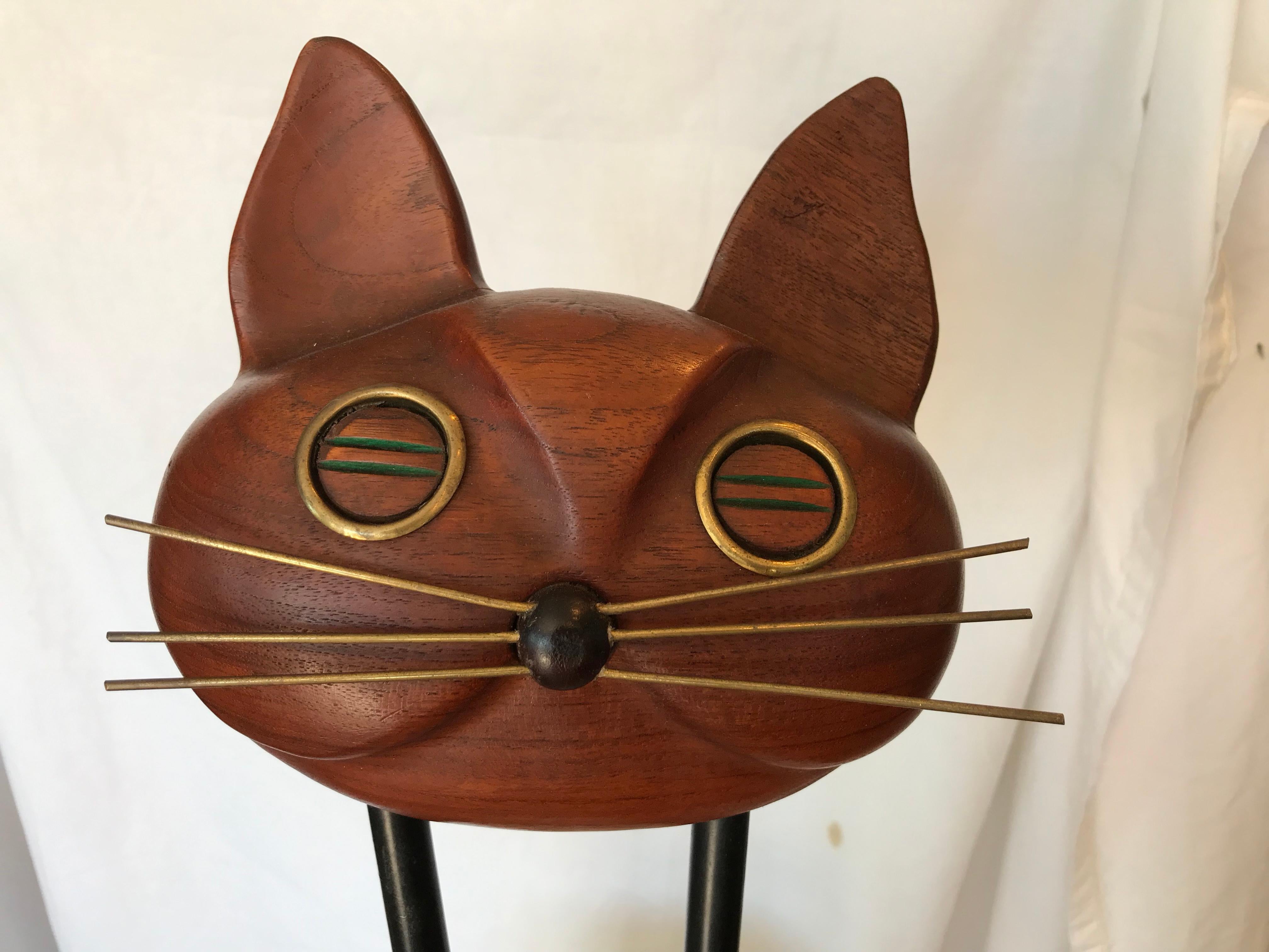 Midcentury Italian Cat Motif Floor Lamp 3