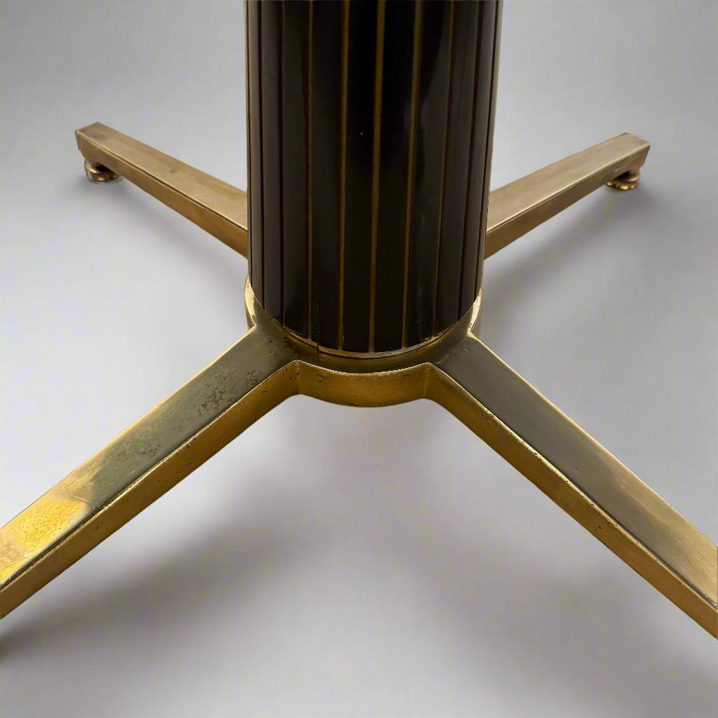 Brass Mid-Century Italian Center Table in the Style of Paolo Buffa. For Sale