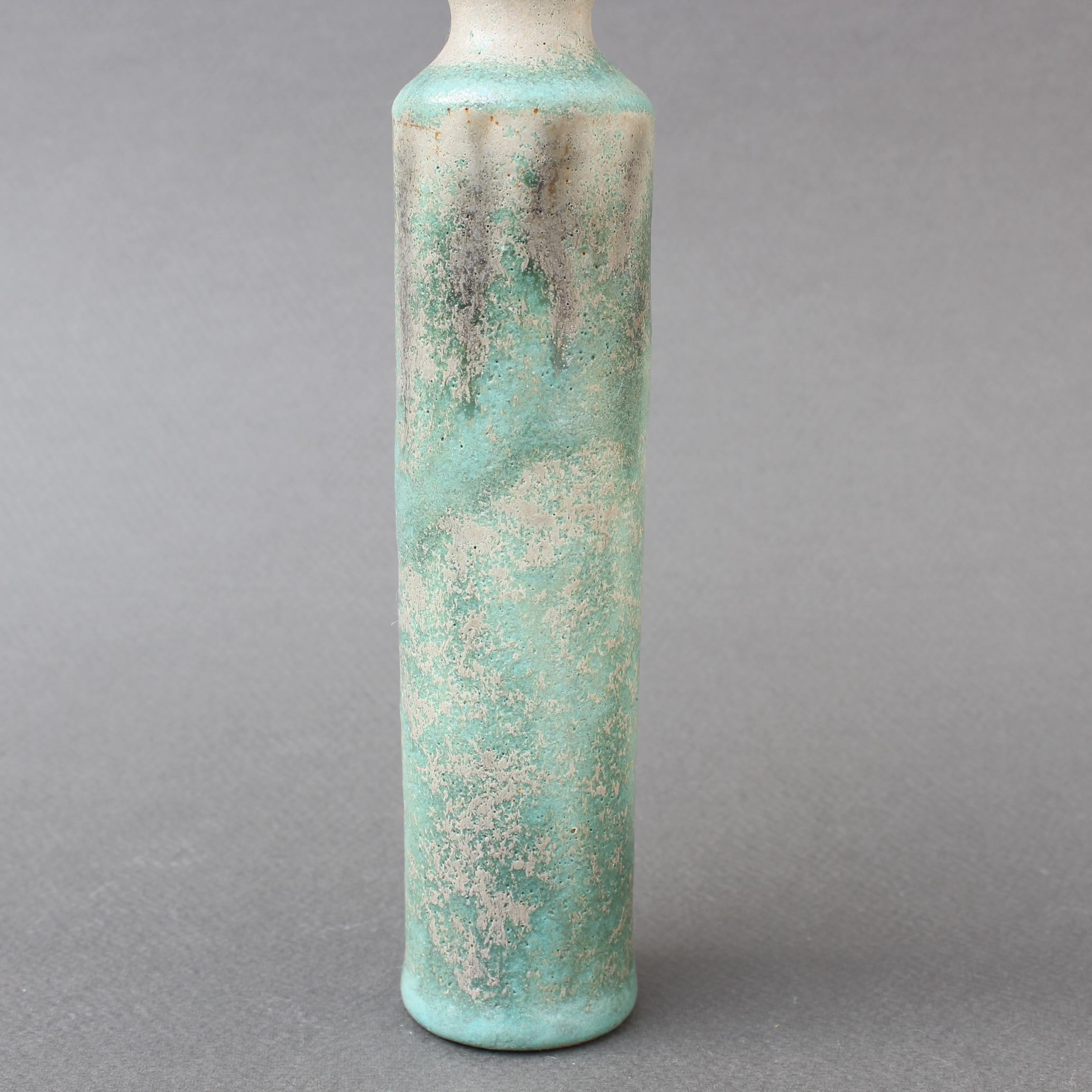 Midcentury Italian Ceramic Bottle by Bruno Gambone 'circa 1970s', Small For Sale 2