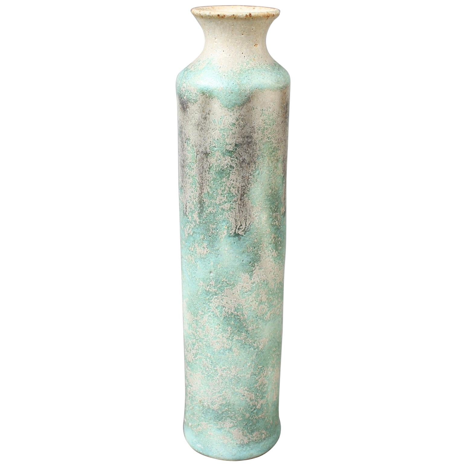 Midcentury Italian Ceramic Bottle by Bruno Gambone 'circa 1970s', Small For Sale