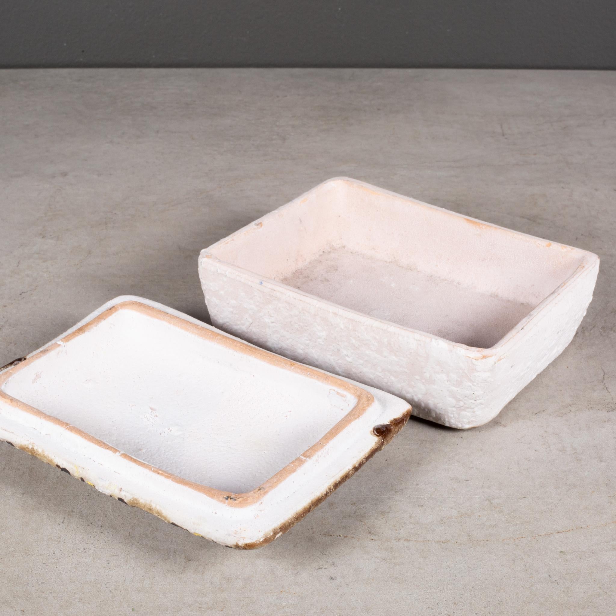 Mid-century Italian Ceramic Box by Raymor c.1960 (FREE SHIPPING) For Sale 1