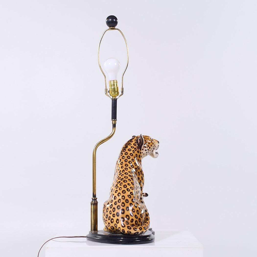 Lampe léopard italienne du milieu du siècle dernier en vente 1