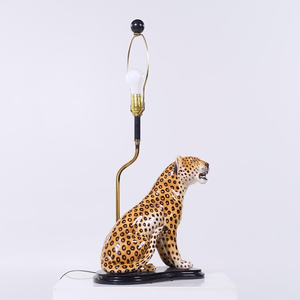 Lampe léopard italienne du milieu du siècle dernier en vente 2