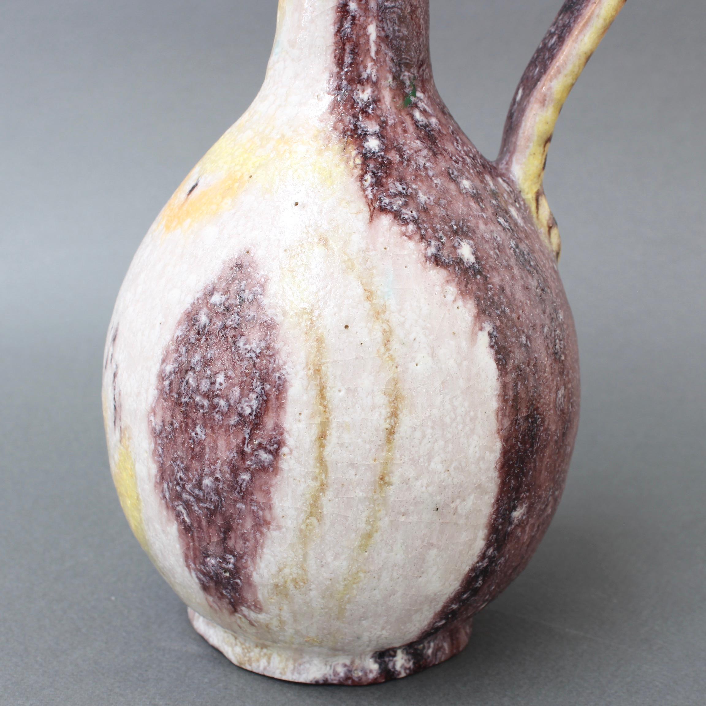 Brocca in ceramica italiana del Medioevo di Guido Gambone, circa anni '50 in vendita 3