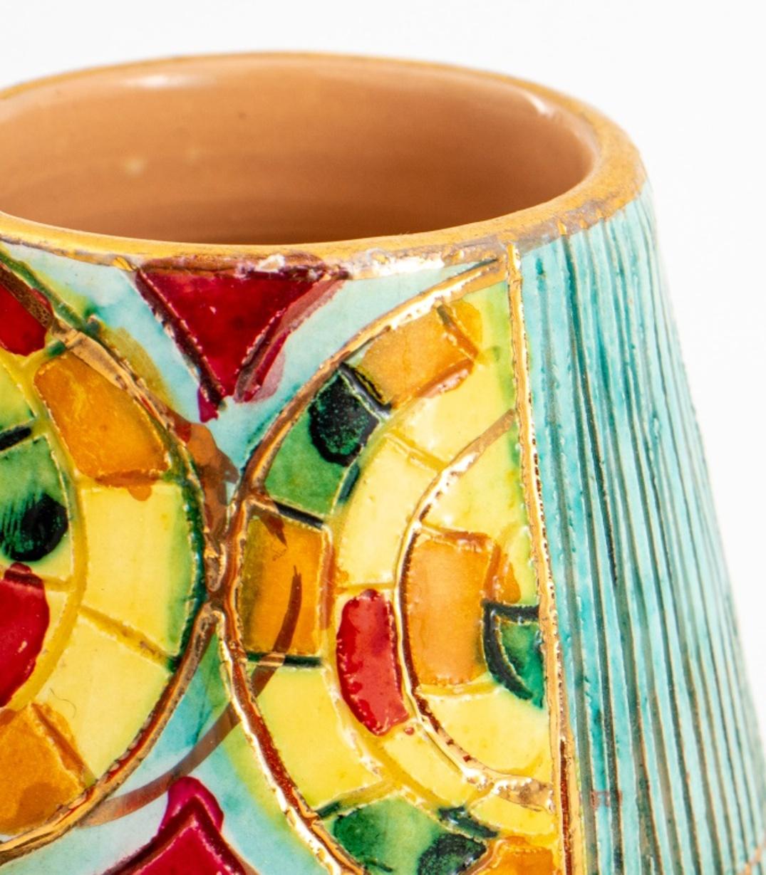 Vase en céramique italien du milieu du siècle, années 1960 Bon état - En vente à New York, NY