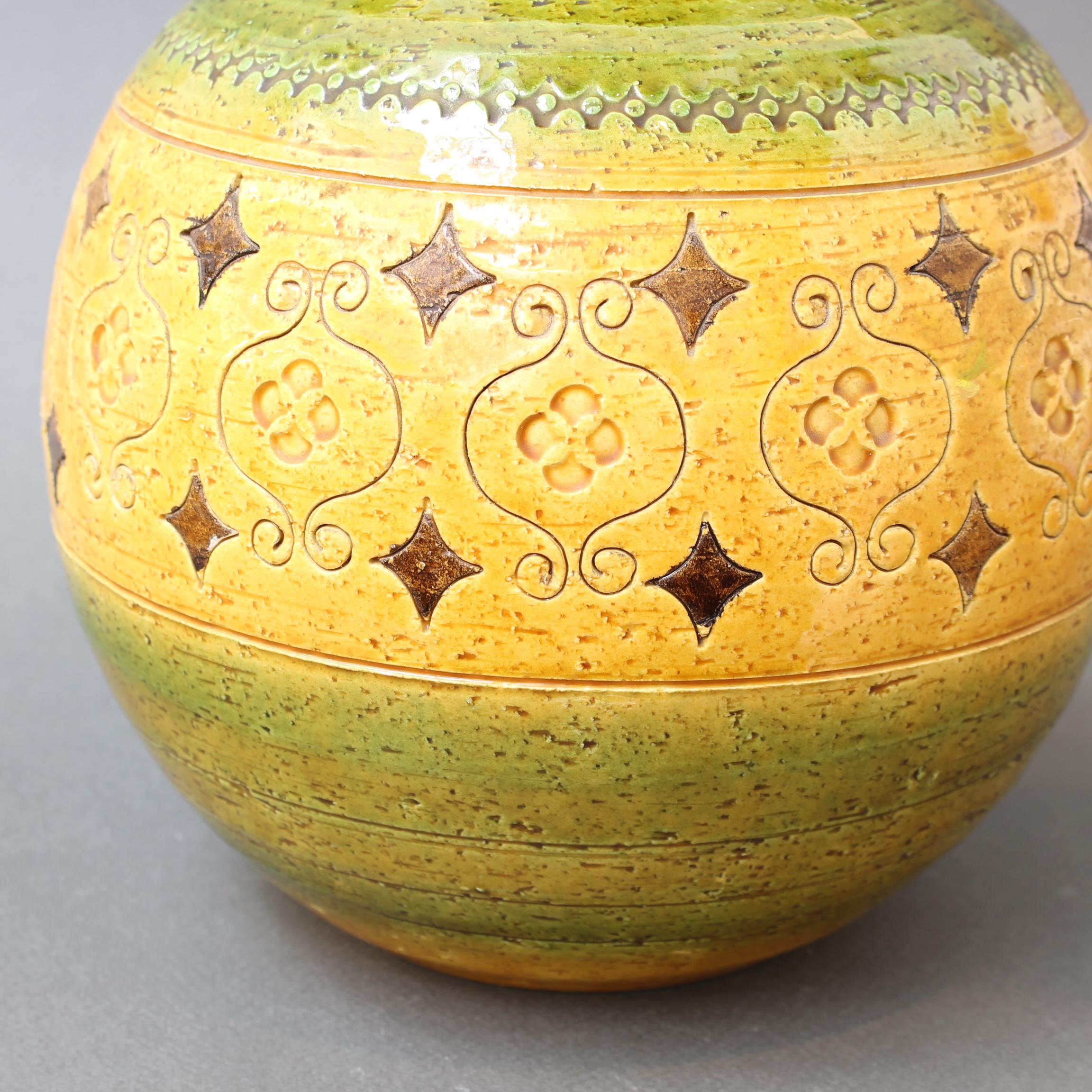 Mid-Century Italian Ceramic Vase by Aldo Londi for Bitossi - 'Arabesque'  For Sale 6