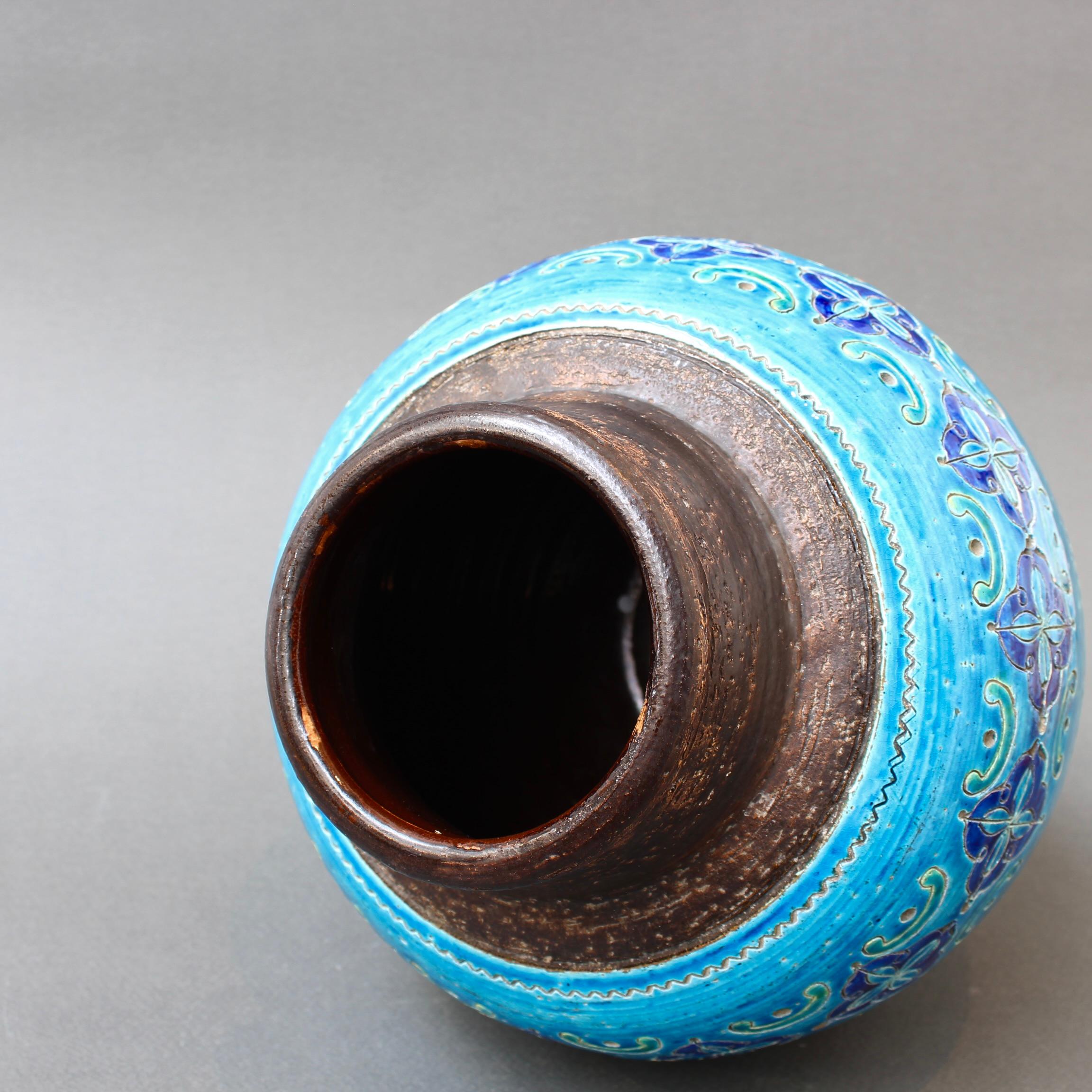 Mid-Century Italian Ceramic Vase by Aldo Londi for Bitossi - 'Arabesque'  For Sale 10