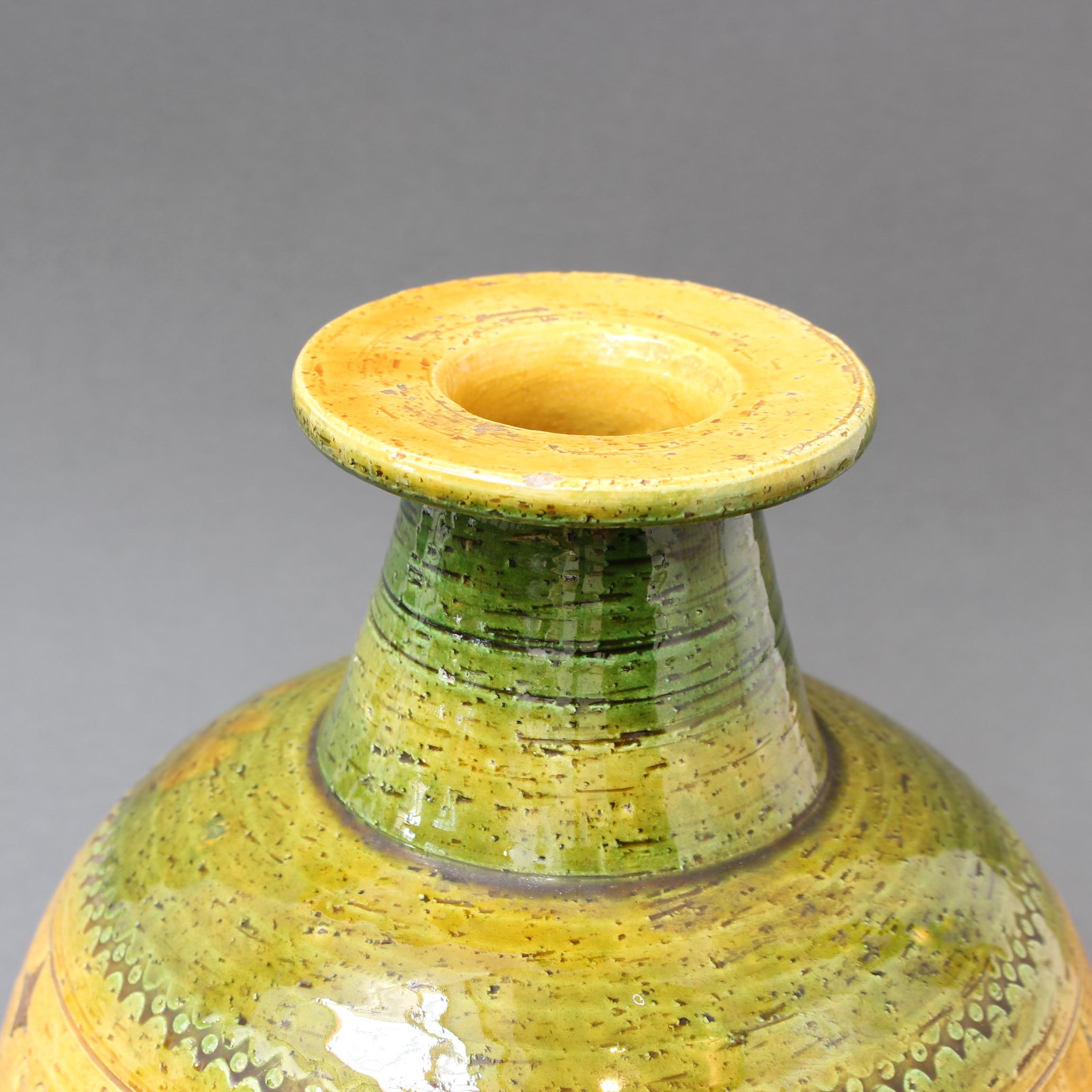 Mid-Century Italian Ceramic Vase by Aldo Londi for Bitossi - 'Arabesque'  For Sale 11