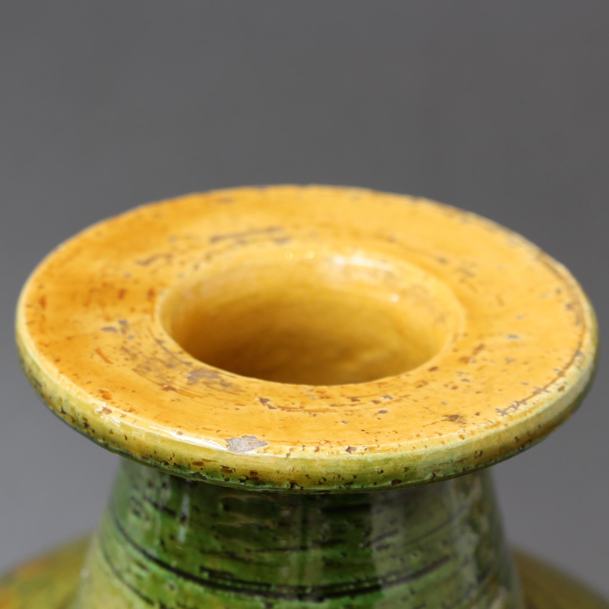 Italienische Keramikvase aus der Mitte des Jahrhunderts von Aldo Londi für Bitossi – „Arabesque“  im Angebot 12