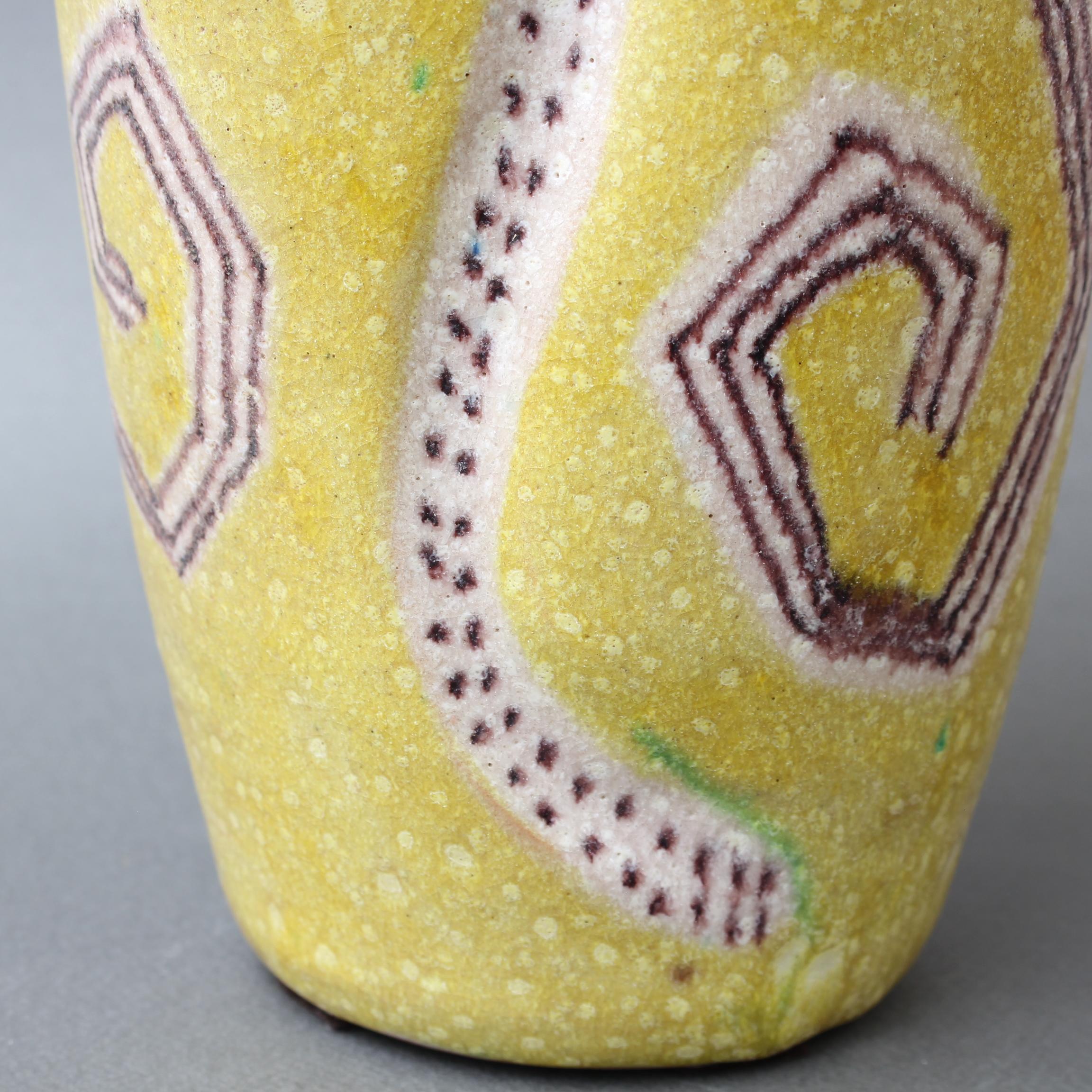 Midcentury Italian Ceramic Vase by Guido Gambone, circa 1950s 13