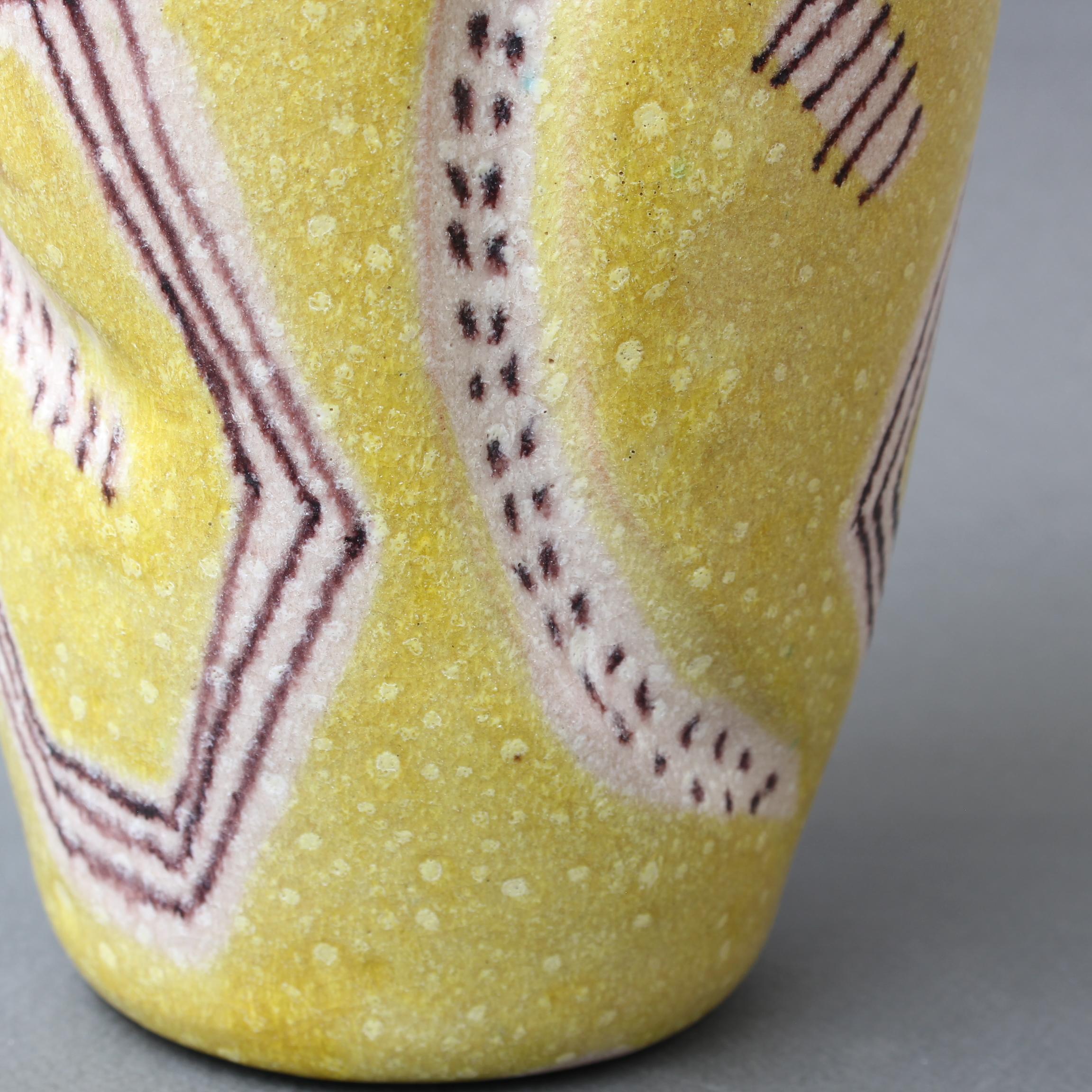 Midcentury Italian Ceramic Vase by Guido Gambone, circa 1950s 14