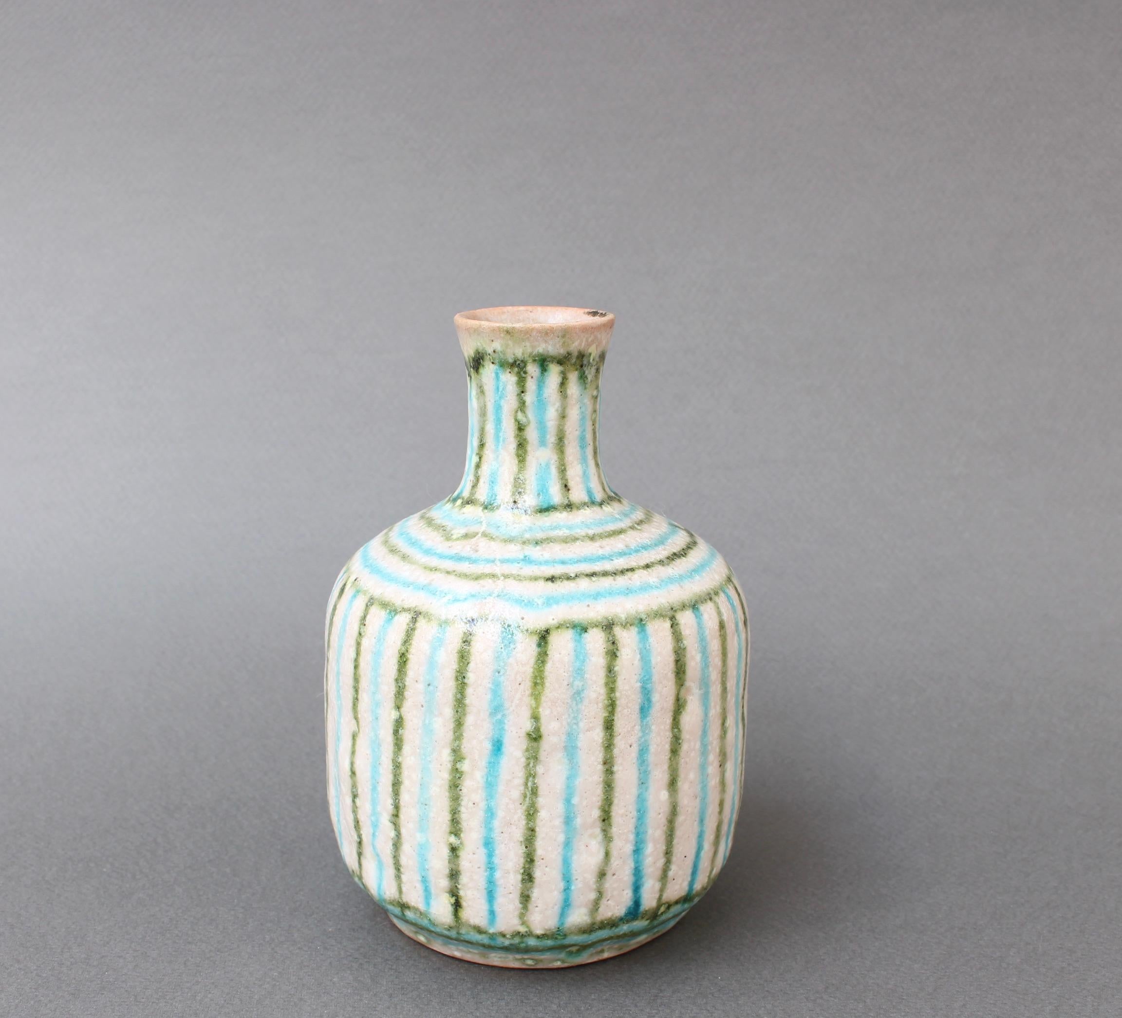 Hand-Painted Midcentury Italian Ceramic Vase by Guido Gambone, 'circa 1950s'