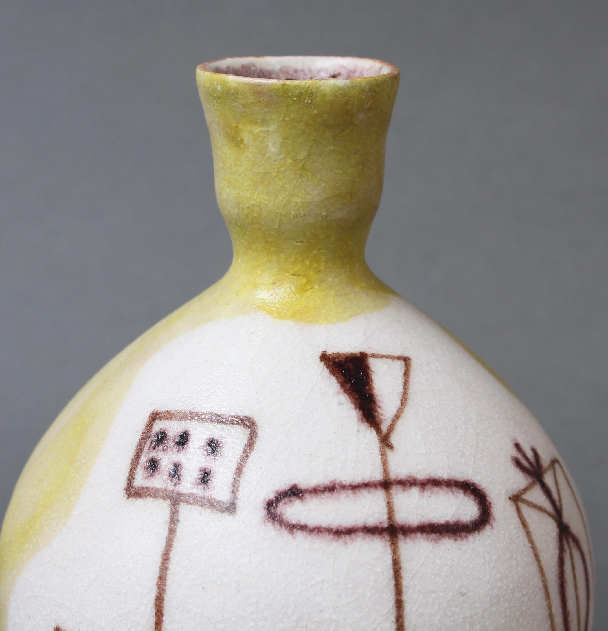 Midcentury Italian Ceramic Vase by Guido Gambone, 'circa 1950s' 1