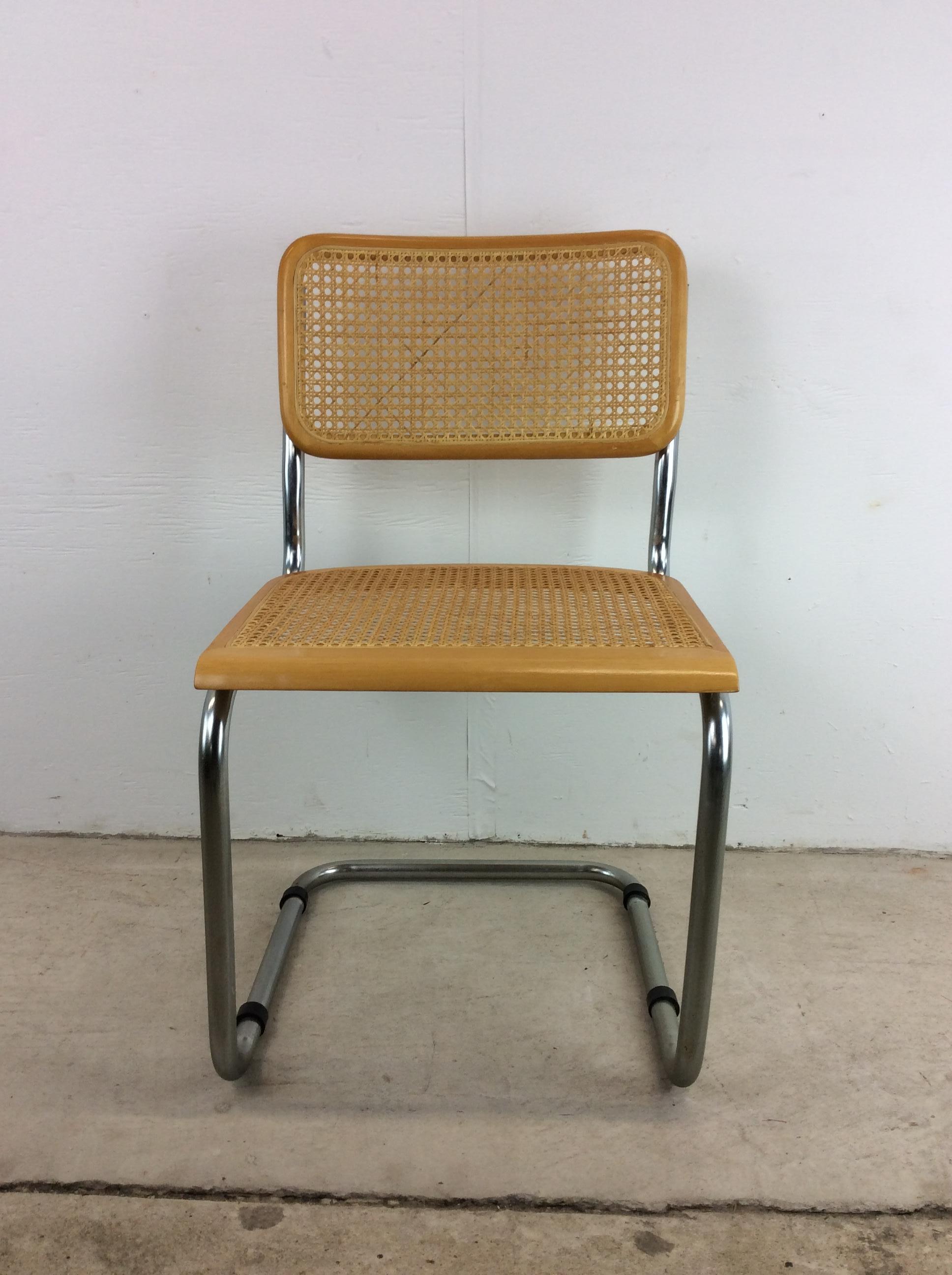 Mid-Century Modern Mid Century Italian Cesca Chair with Cantilever Base For Sale