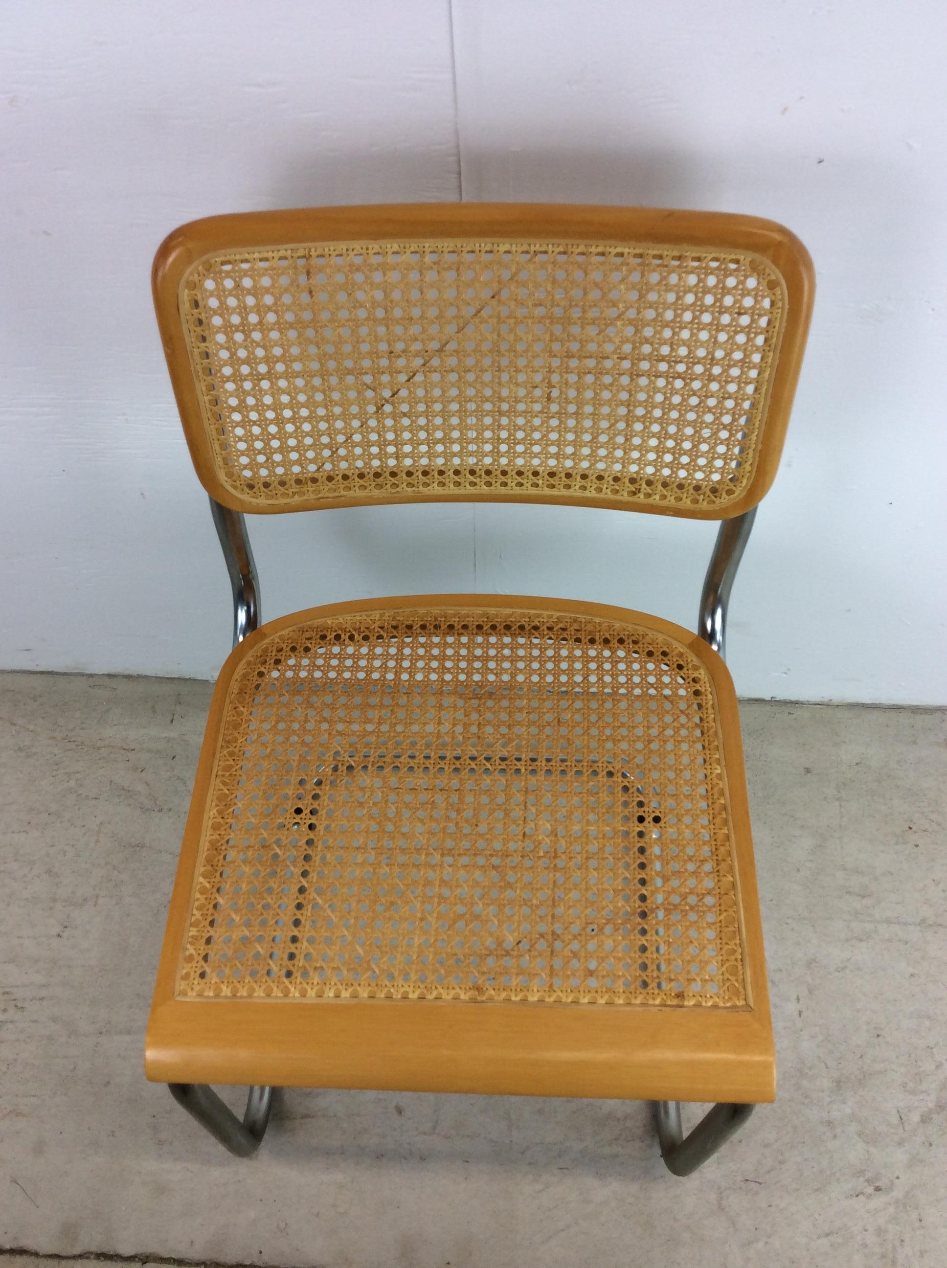 20th Century Mid Century Italian Cesca Chair with Cantilever Base For Sale