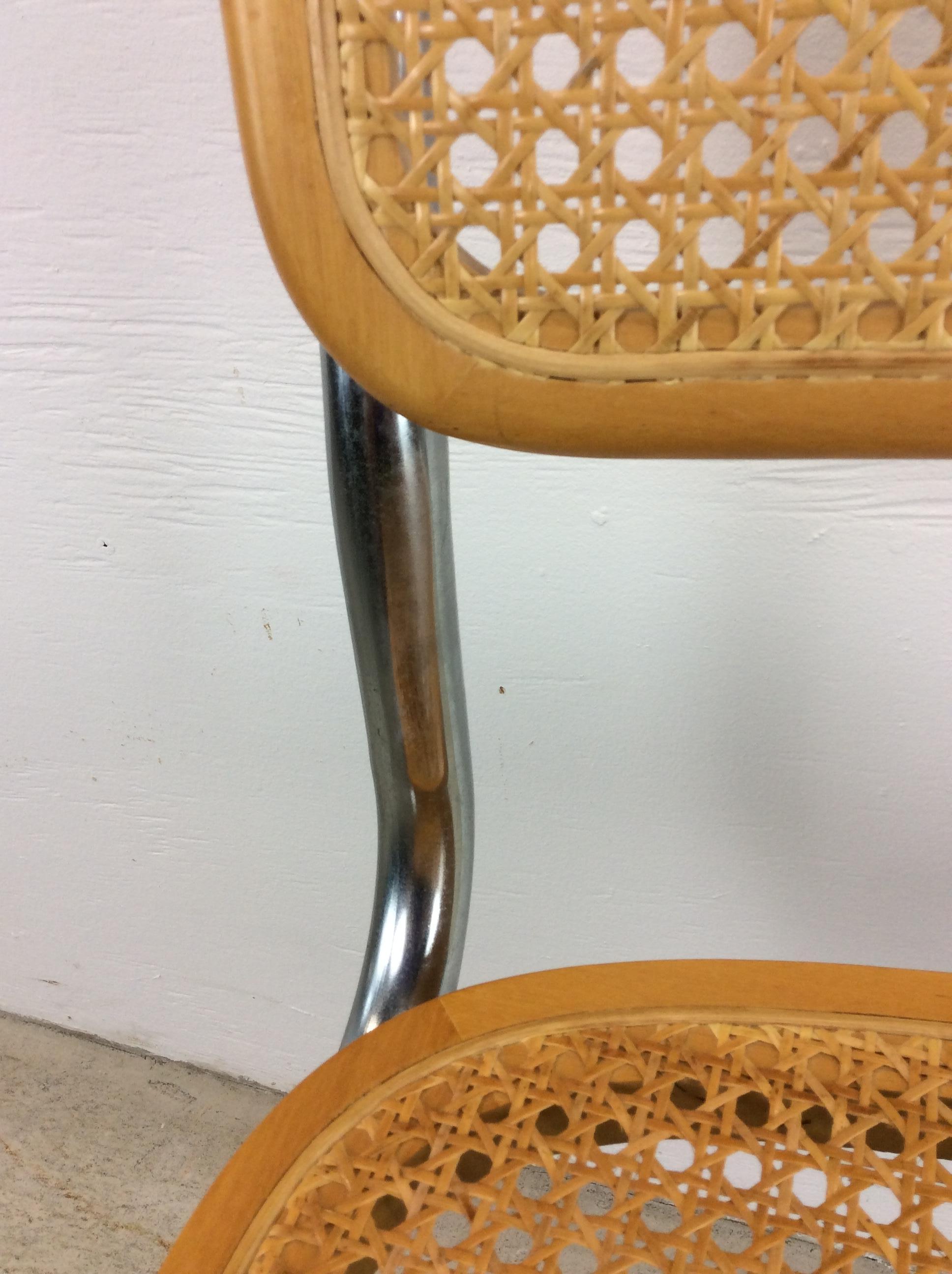 Mid Century Italian Cesca Chair with Cantilever Base For Sale 3