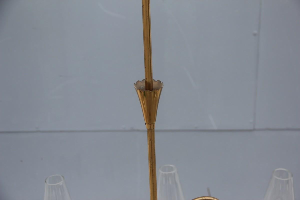 mid century italian chandelier