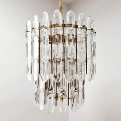 Italienischer Kronleuchter aus der Mitte des Jahrhunderts von Gaetano Sciolari für Sciolari, Italien 70er Jahre