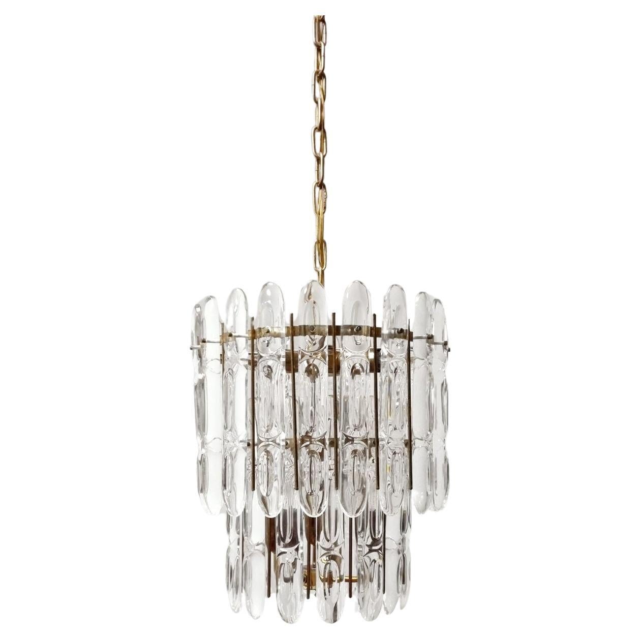 Mid Century Italian Chandelier by Gaetano Sciolari for Sciolari, Italy 70s