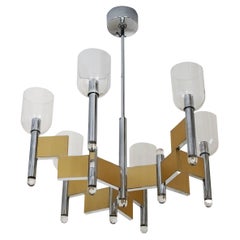 Vintage Mid-Century Italian Chandelier by Sciolari, circa 1970