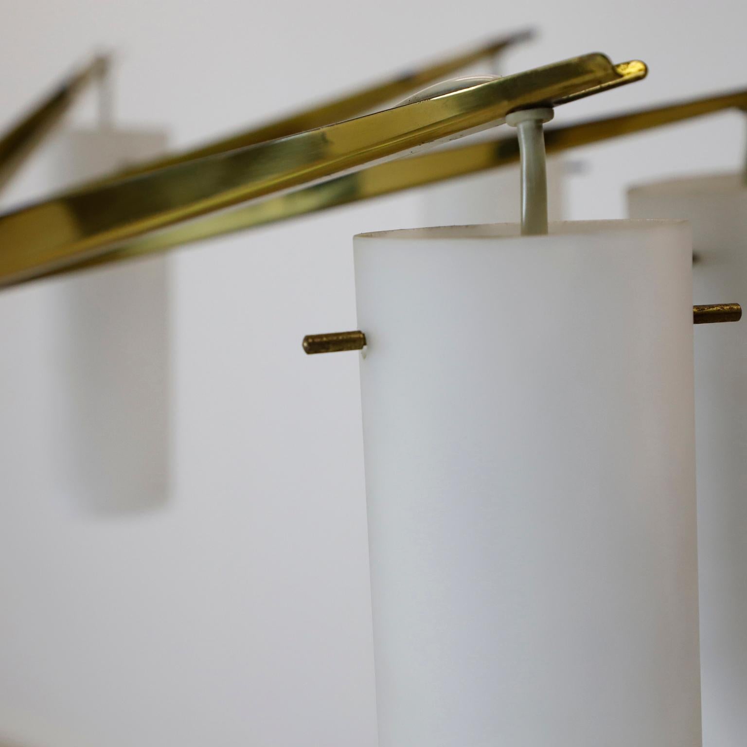 Italiano Lampadario italiano di metà secolo in vendita