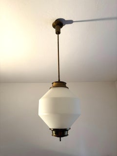 Mid-Century Italian Chandelier in the Style of Stilnovo, 1950s
