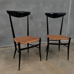 Mid-Century Italian Chiavari Dining Chairs by Colombo Sanguineti (Pair)