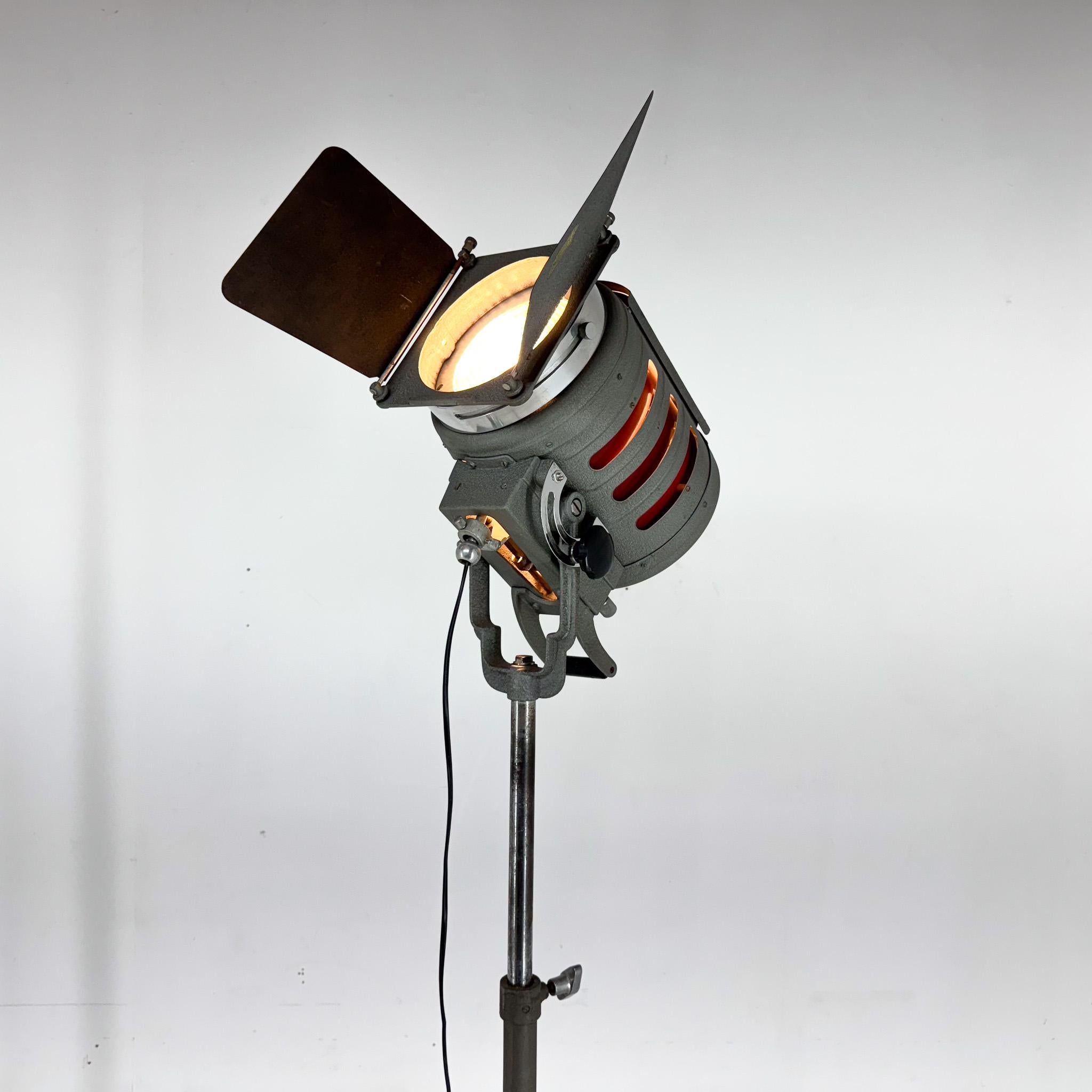 Italienische Kino-Stehlampe aus der Mitte des Jahrhunderts von Ing. S. Marcucci Srl. Coemar, 1950er Jahre im Zustand „Gut“ im Angebot in Praha, CZ