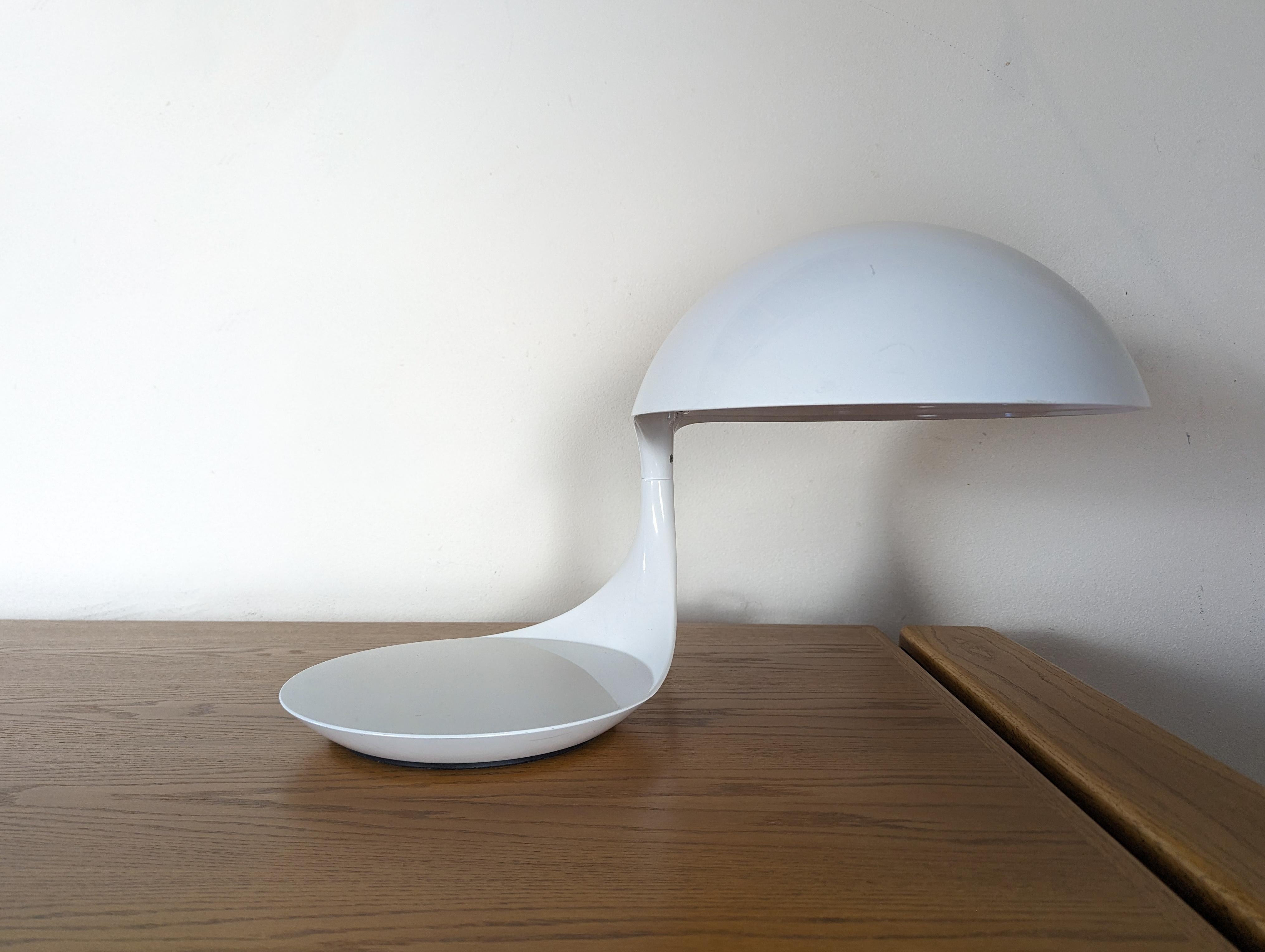 Mid-Century Modern Mid Century Italian Cobra Table Lamp by Elio Martinelli For Sale