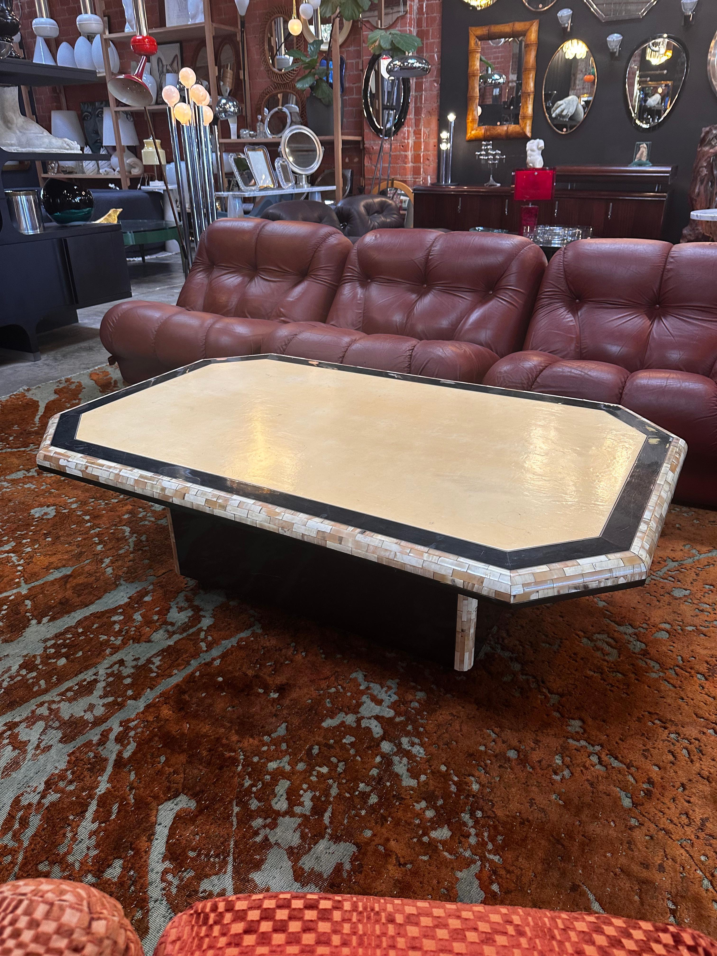 Mid Century Italian Coffee Table 1980s For Sale 3