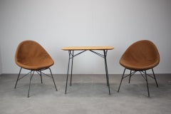 Mid-Century Italian Coffee Table and Two Chairs, 1960s