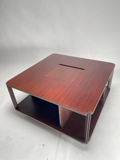 Tavolino da caffè italiano del metà secolo, stile Gianfranco Frattini