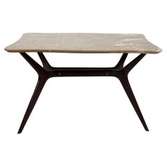 Mid-Century Italian Coffee Table with Marble Top, 'circa 1950s'