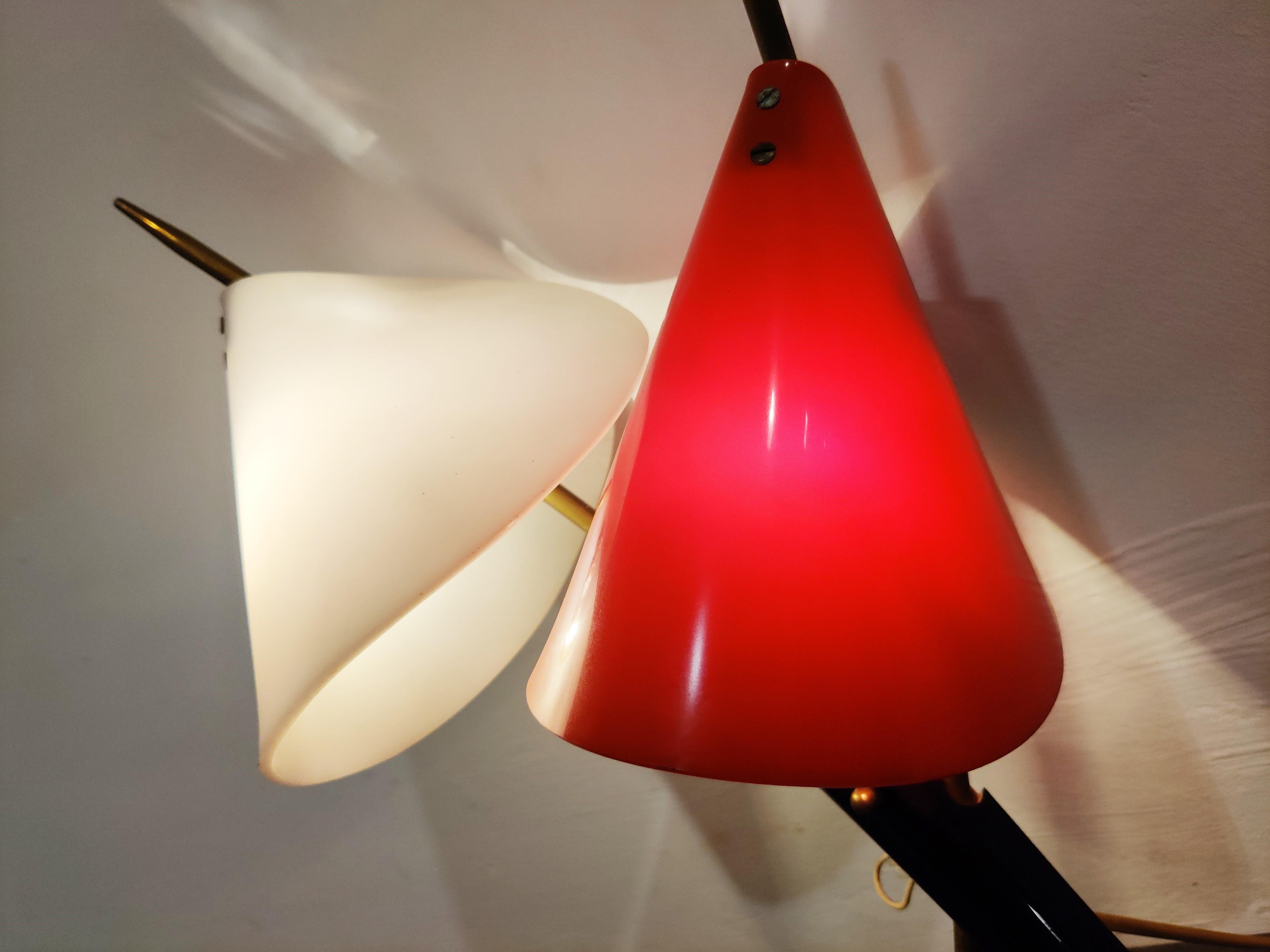 Mid-20th Century Midcentury Italian Colored Wall Light, 1950s  For Sale