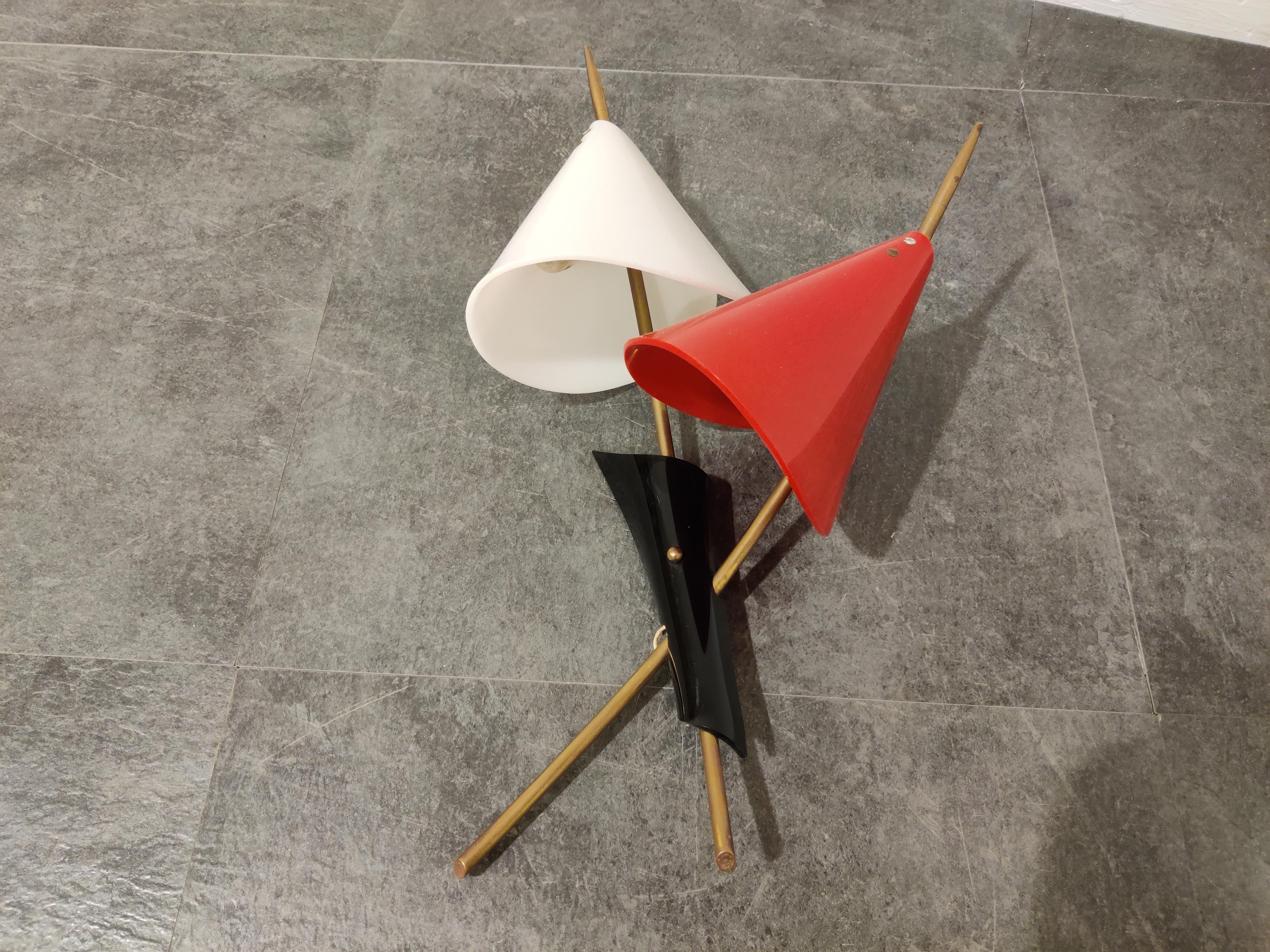 Midcentury Italian Colored Wall Light, 1950s  For Sale 2