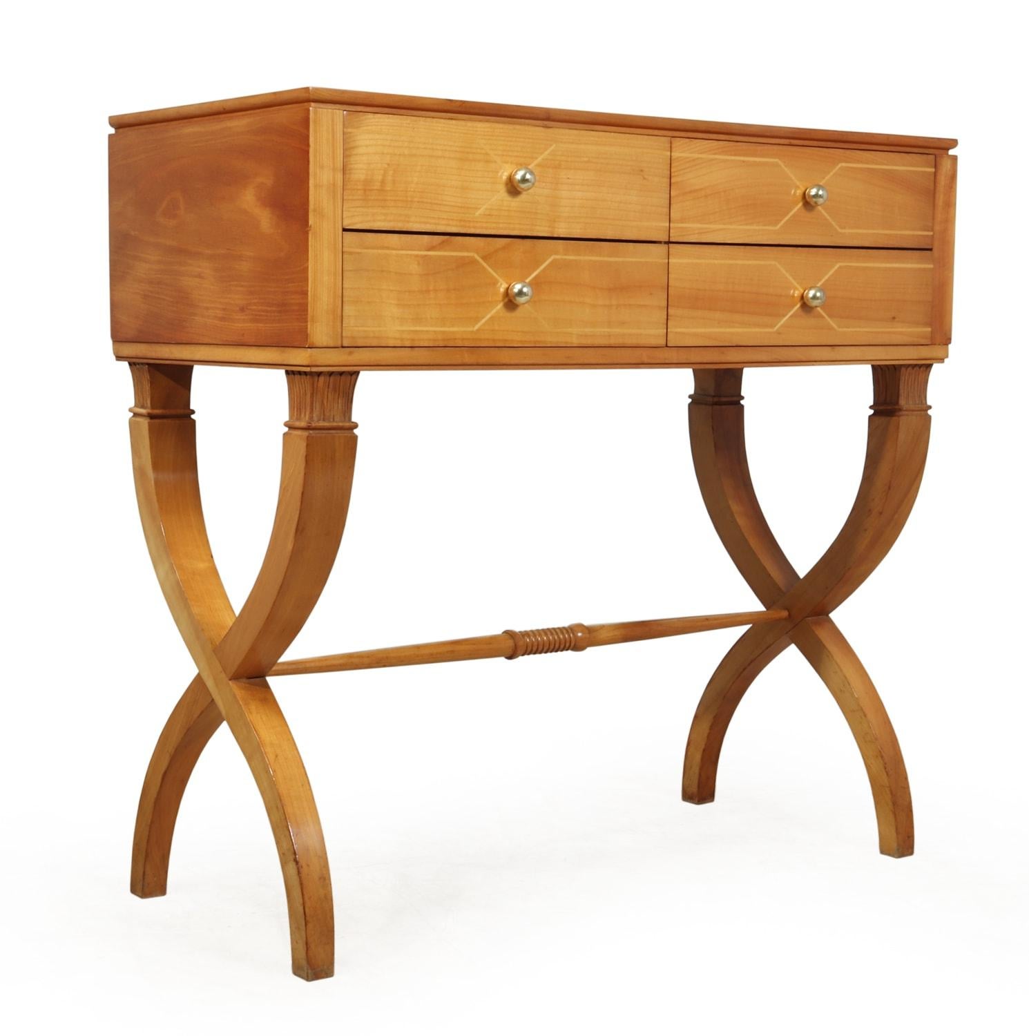 Mid Century Italian Commode in Solid Cherry 7