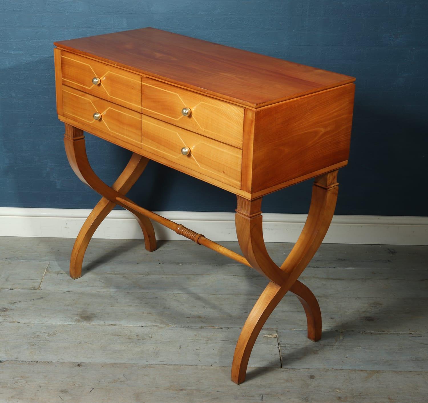 Mid Century Italian Commode in Solid Cherry 8