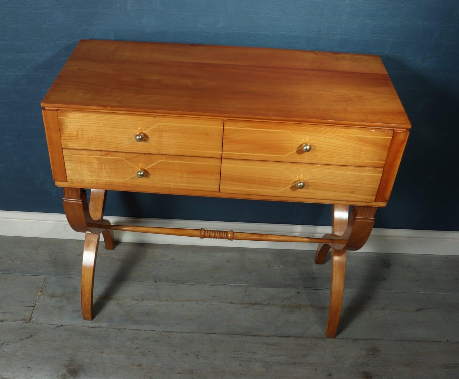 Mid Century Italian Commode in Solid Cherry 3