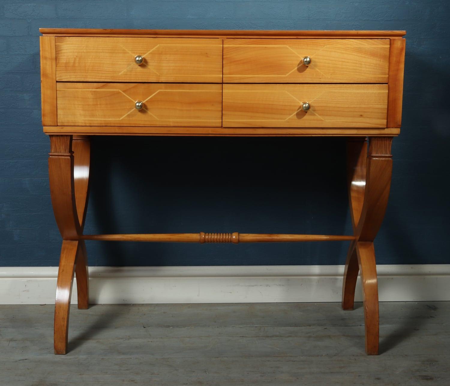 Mid Century Italian Commode in Solid Cherry 4