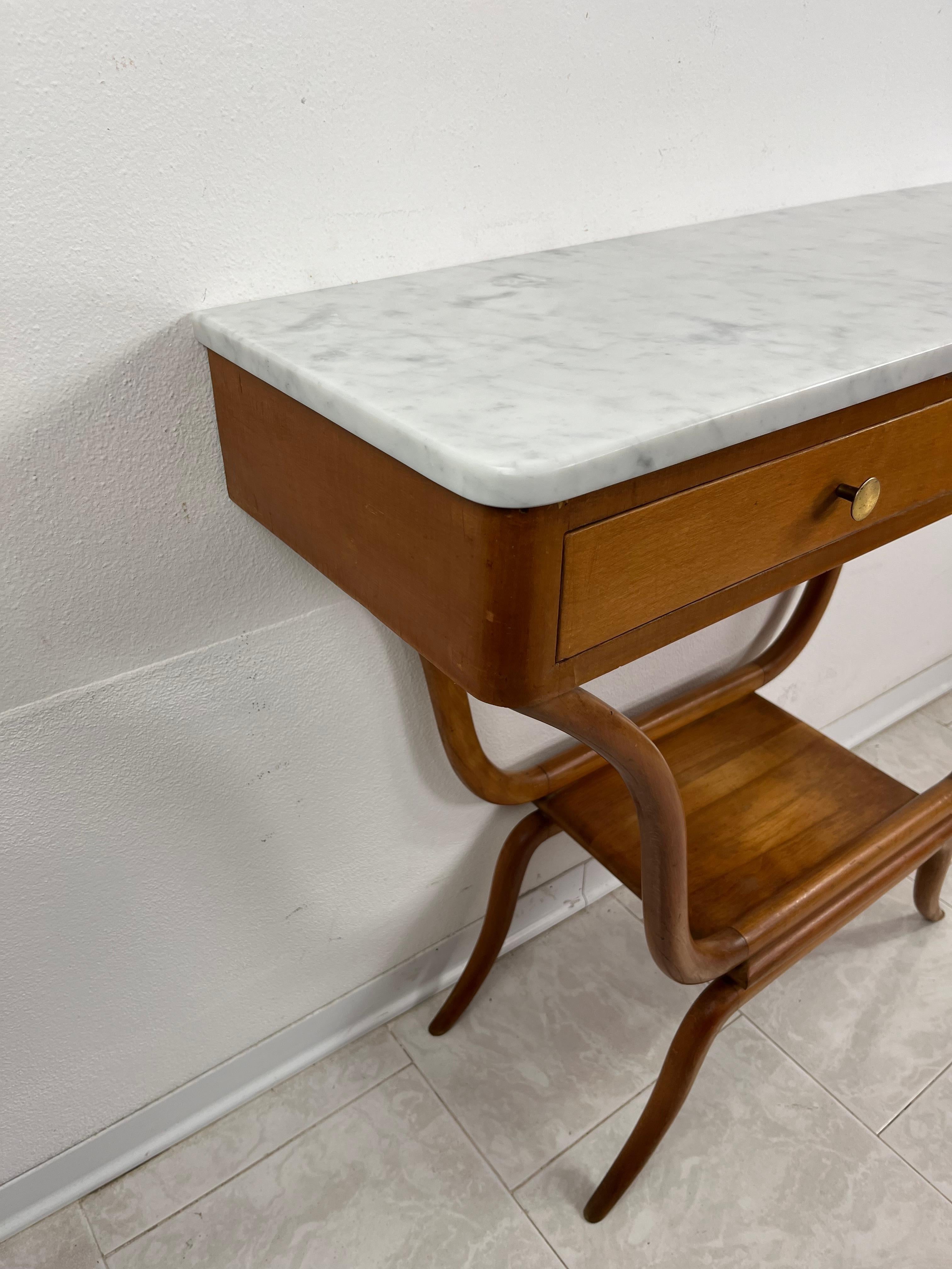 Italienische Konsole aus der Jahrhundertmitte, Franco Albini zugeschrieben, 1950er Jahre (Mitte des 20. Jahrhunderts) im Angebot