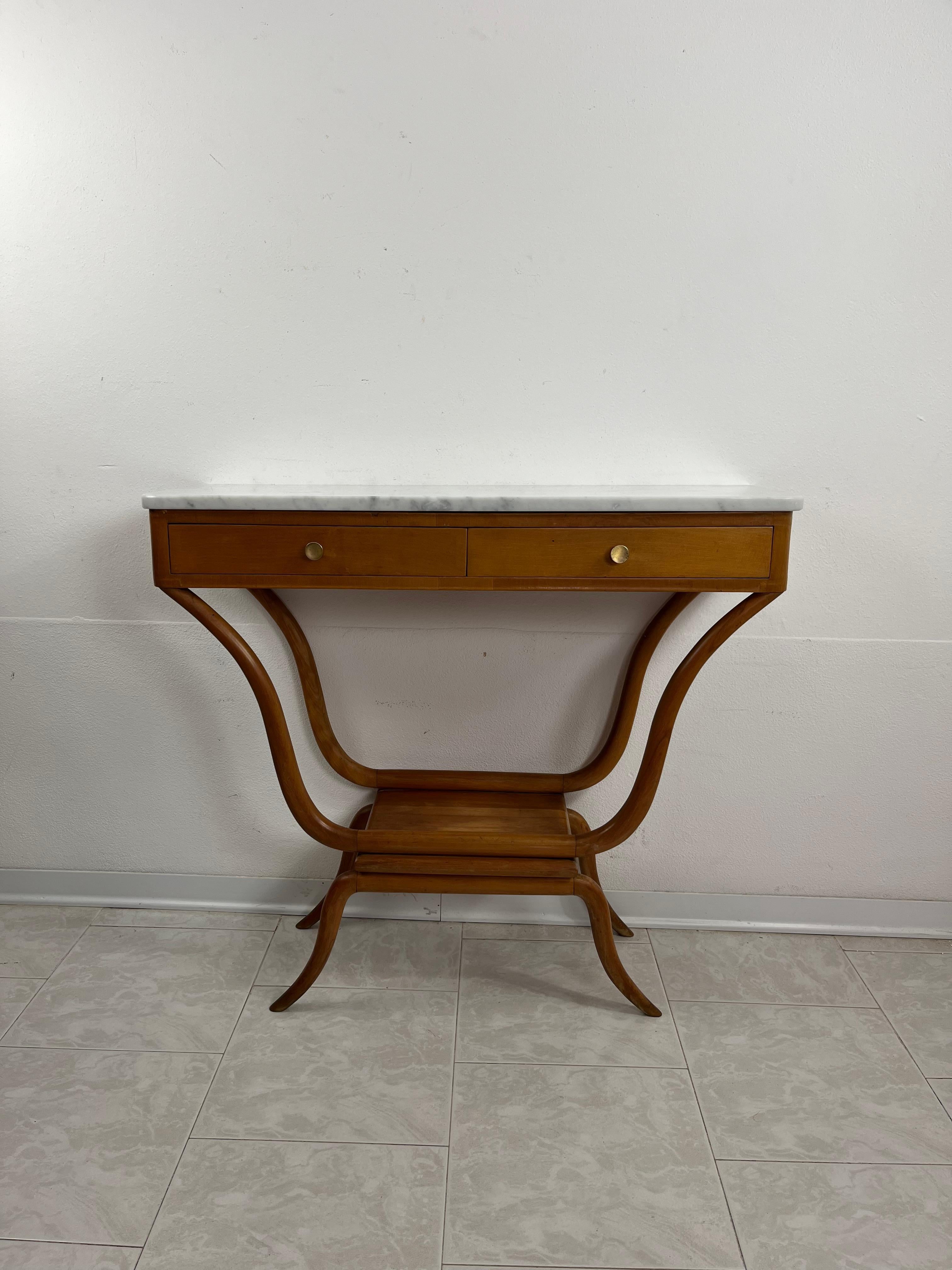 Italienische Konsole aus der Jahrhundertmitte, Franco Albini zugeschrieben, 1950er Jahre (Marmor) im Angebot