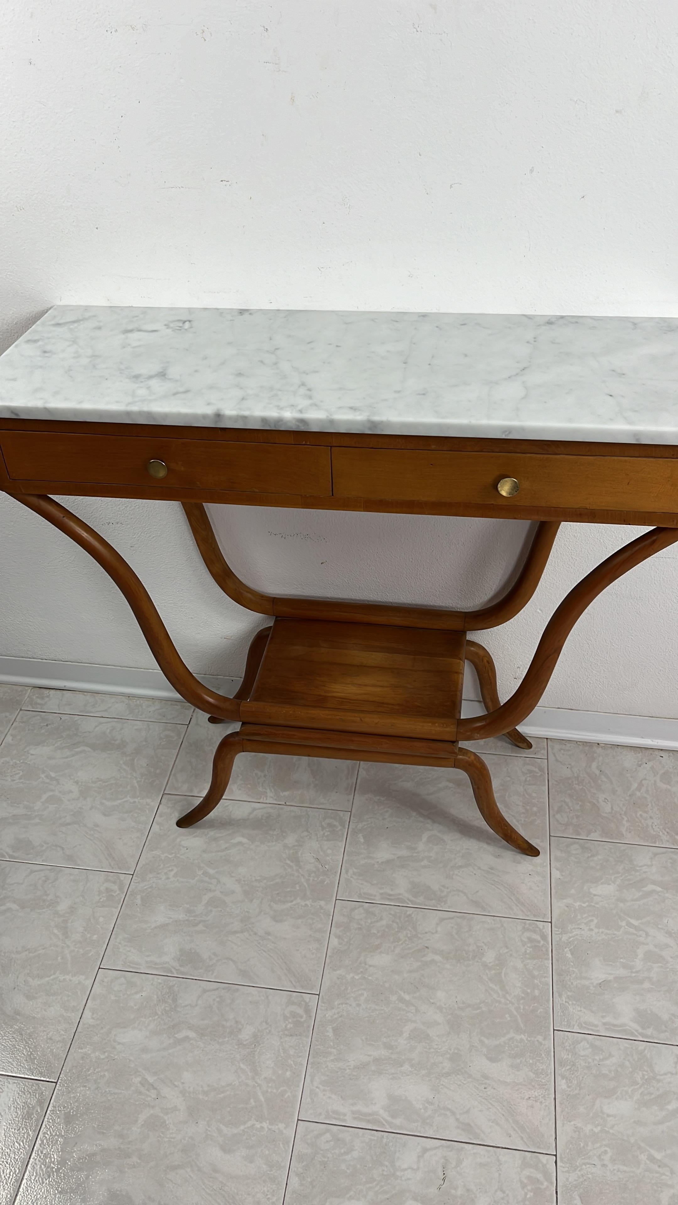 Italienische Konsole aus der Jahrhundertmitte, Franco Albini zugeschrieben, 1950er Jahre im Angebot 3