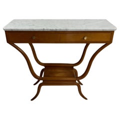 Italienische Konsole aus der Jahrhundertmitte, Franco Albini zugeschrieben, 1950er Jahre