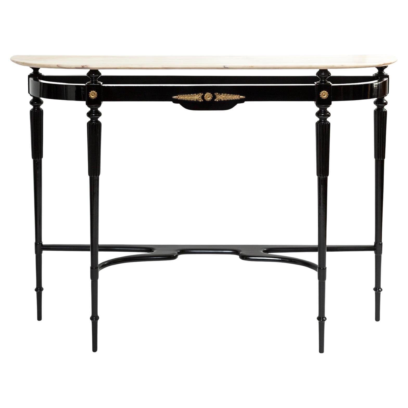 Mid Century Italian Console Table By Paola Buffa For Sale