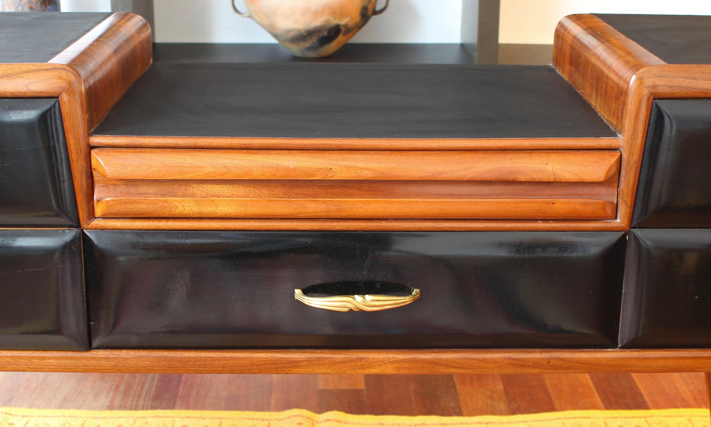 Mid-Century moderno Tavolo consolle italiano di metà secolo del Consorzio La Permanente Mobili in vendita